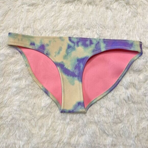 Triangl Blue and White Tie Dye Bikini Bottoms - Picture 1 of 4